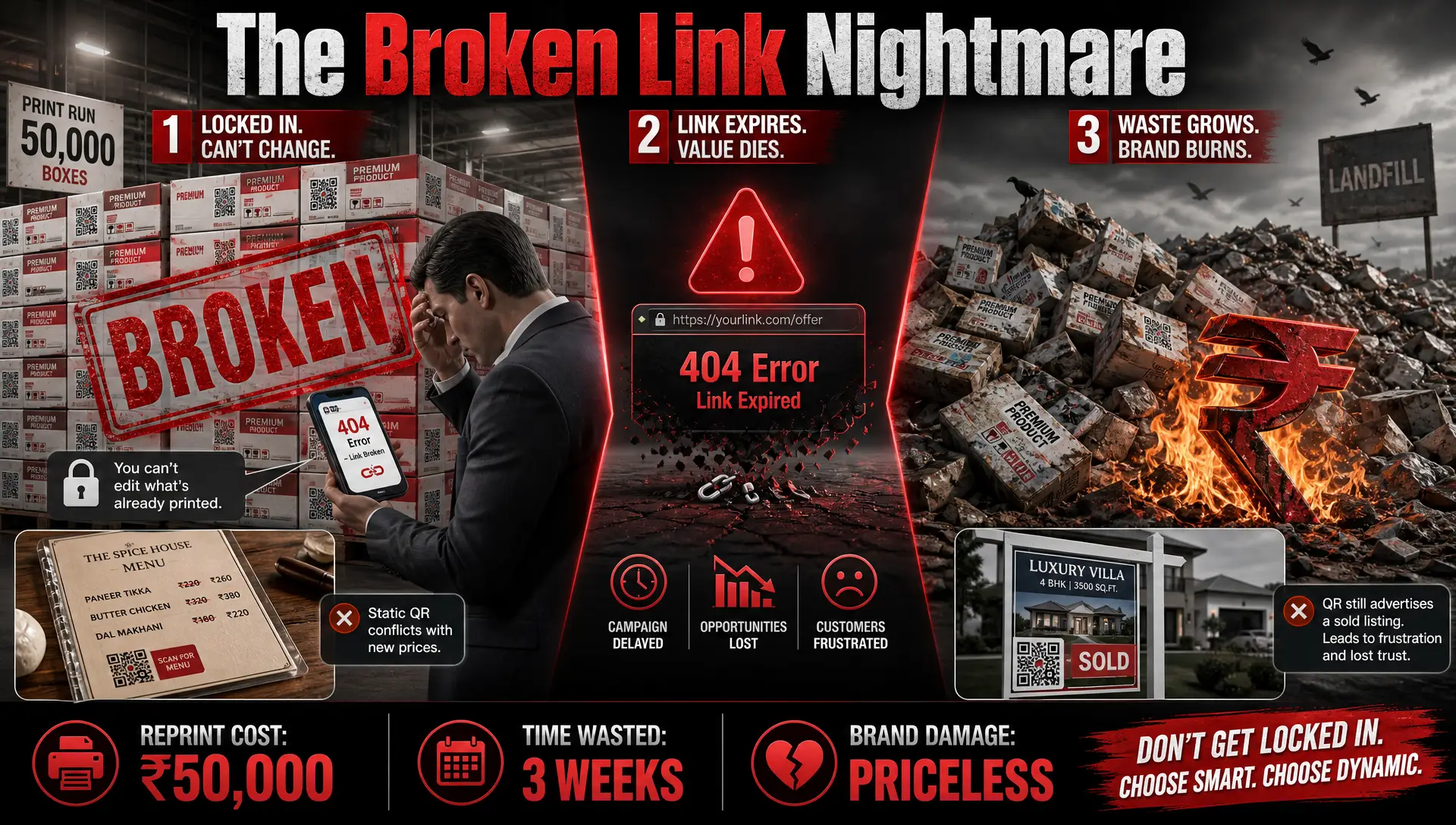 The Broken Link Nightmare: Locked In, Link Expires, Waste Grows, and High Reprint Costs